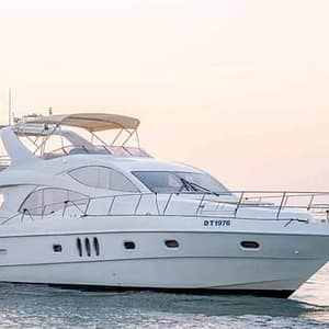 Buy 61ft Luxury Yacht Charter: Silver Creek at Burj Khalifa Tower, Dubai, United Arab Emirates Now at Special Price in UAEMegaDeals.com 61ft Luxury Yacht Charter: Silver Creek at Burj Khalifa Tower