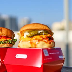 Buy Satisfy Your Cravings With Up To Aed 240 To Spend On Burgers Now at Special Price in UAEMegaDeals.com Satisfy Your Cravings With Up To Aed 240 To Spend On Burgers 3Aballii Burger National Deal UAE