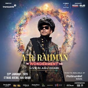 Buy AR Rahman Live in Abu Dhabi – Desi Events Now at Special Price in UAEMegaDeals.com AR Rahman Live in Abu Dhabi Desi Events
