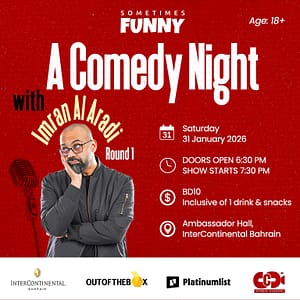 Buy A Comedy Night with Imran Al Aradi – Round 1 – Comedy Events Now at Special Price in UAEMegaDeals.com A Comedy Night with Imran Al Aradi – Round 1 Comedy Events