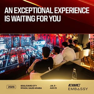 Buy Esports Embassy Weekly All Access Pass in Riyadh – Esports World Cup Now at Special Price in UAEMegaDeals.com Esports Embassy Weekly All Access Pass in Riyadh Esports World Cup