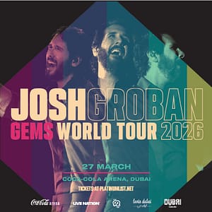 Buy Josh Groban – Gems World Tour in Dubai – Concerts Now at Special Price in UAEMegaDeals.com Josh Groban - Gems World Tour in Dubai Concerts