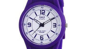 QQ Kid's Perple Plastic Fashion Watch [VQ50J020Y]