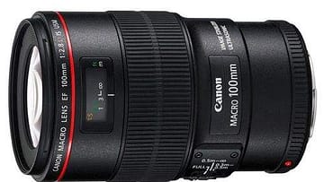 Canon EF 100mm f/2.8L Macro IS USM Macro Lens for Canon DSLR Cameras