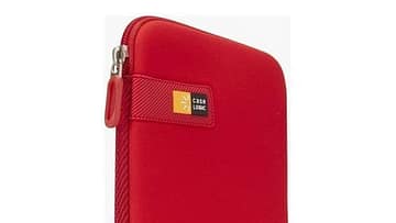 Case Logic Tablet Sleeves With Compartment For 7 Tablet Pc's - Red