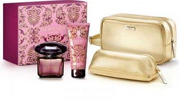 Versace Crystal Noir 4 Piece Perfume Gift Set For Women