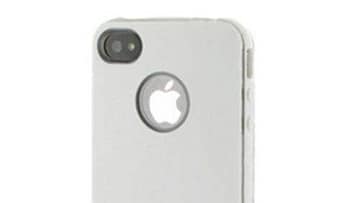 Pdair Sheild Hard Case Iphone 4 4s White/Clear