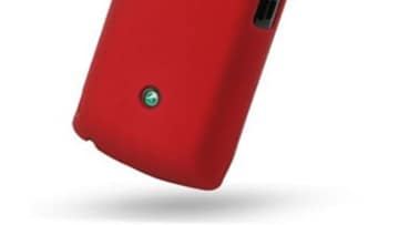 Rubberized Hard Cover for Sony Xperia Neo L MT25i (Red)