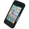 Pdair Luxury Silicone Case for Apple iPhone 4 4S (Black)