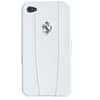 Farrari Hard cae for iPhone 4/4S - (White)