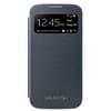 Samsung Original Galaxy S4 S-View Flip Cover Folio Case Black