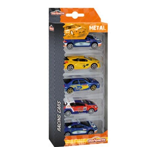 MAJORETTE - 5 PCS SET CAR DIE-CAST, FREE WHEEL 1:64