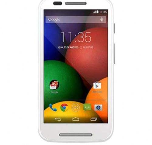Motorola Moto E [4GB, 3G + Wifi, White, English]